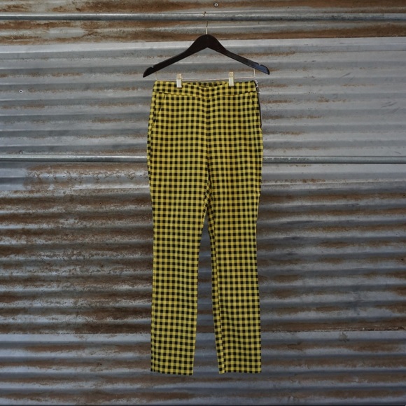 Yellow/ Black Gingham